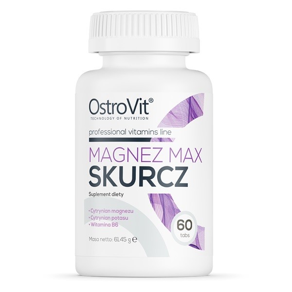 

Витамины и минералы Ostrovit Magnez Max Skurcs 60 таблеток