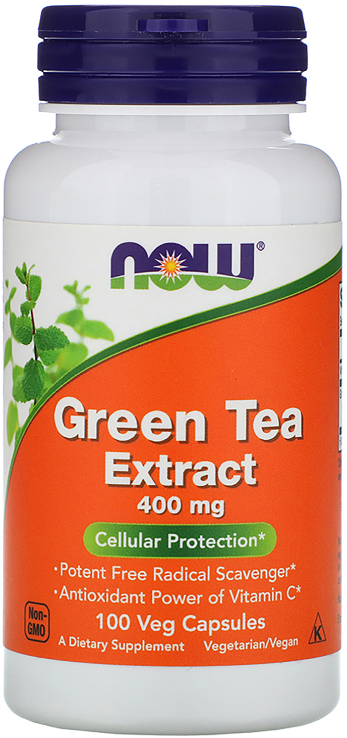 

Натуральная добавка Now Foods Green Tea Extract 400 мг 100 капсул (733739047052)