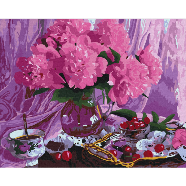 

Картина для рисования по номерам Brushme Пионы 40х50см (BS5071)