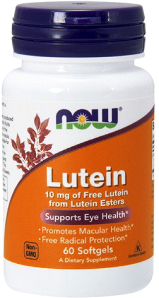 

Натуральная добавка Now Foods Lutein (Esters) 10 мг 60 софт гель (733739030580)