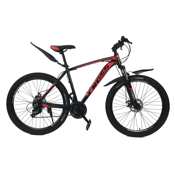 

Велосипед Cross Leader V2 27.5" 19" Чёрный-Синий-Красный
