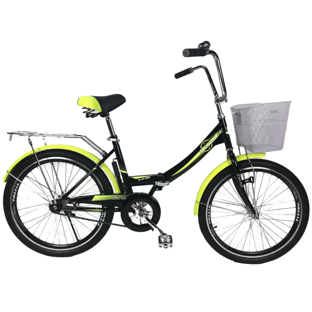 

Велосипед Titan Десна 24" 16" Чёрный-Жёлтый
