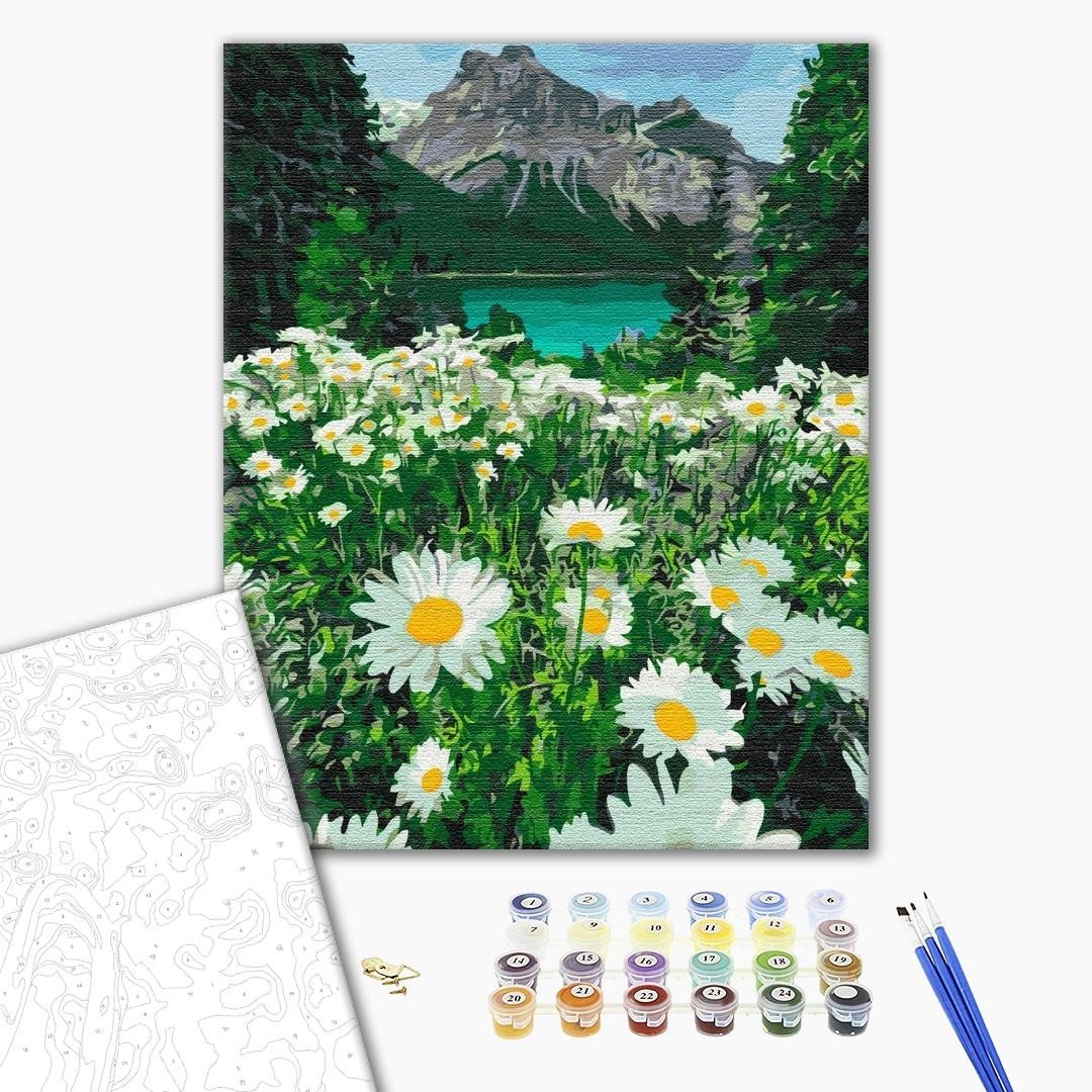

Картина по номерам Brushme Ромашки у гор 40 х 50 см