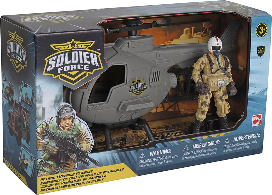 

Игровой набор Chap Mei Солдаты Patrol Helicopter (545006) (4893808450063)
