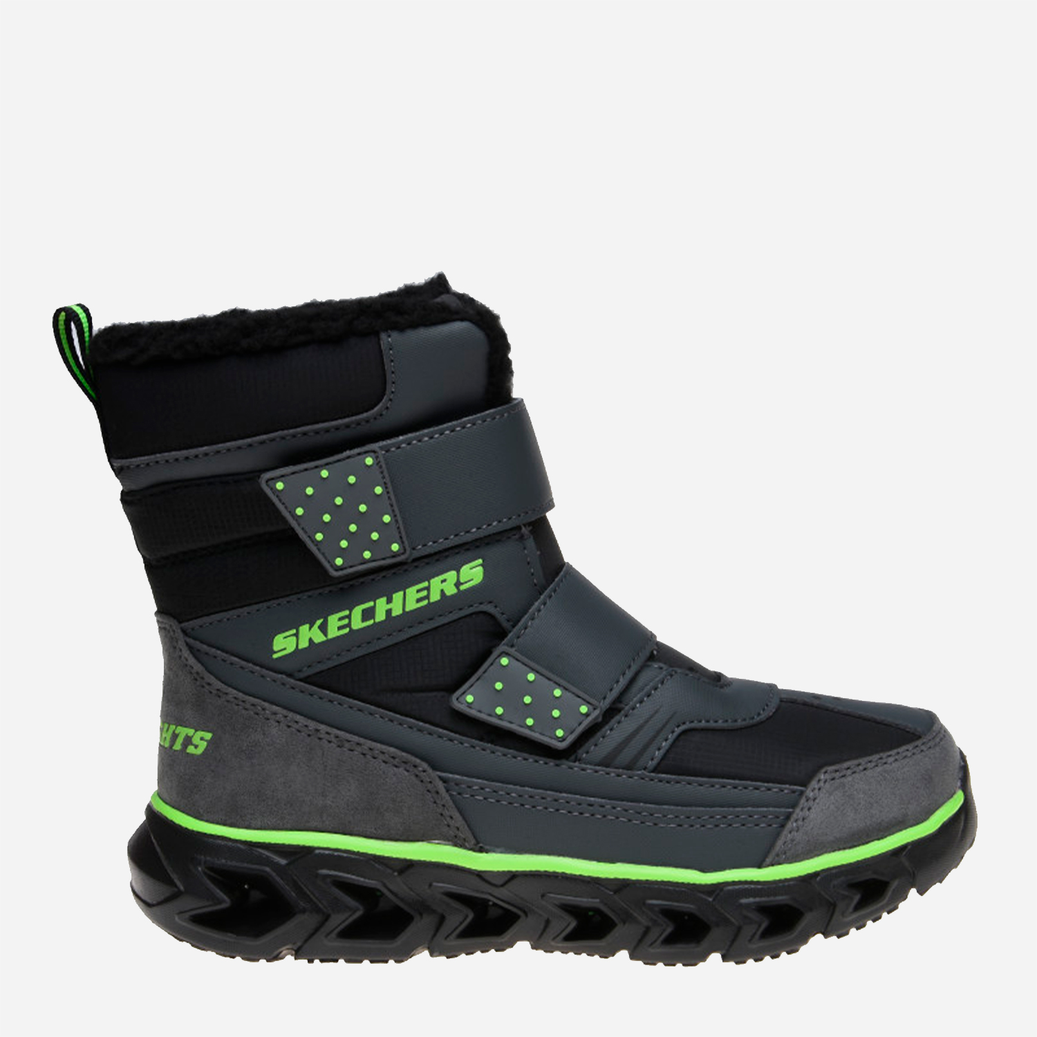 Акція на Дитячі черевики для хлопчика Skechers Hypno-Flash 2.0 90588L CCBK 30 (13) Сірі _1606338 від Rozetka