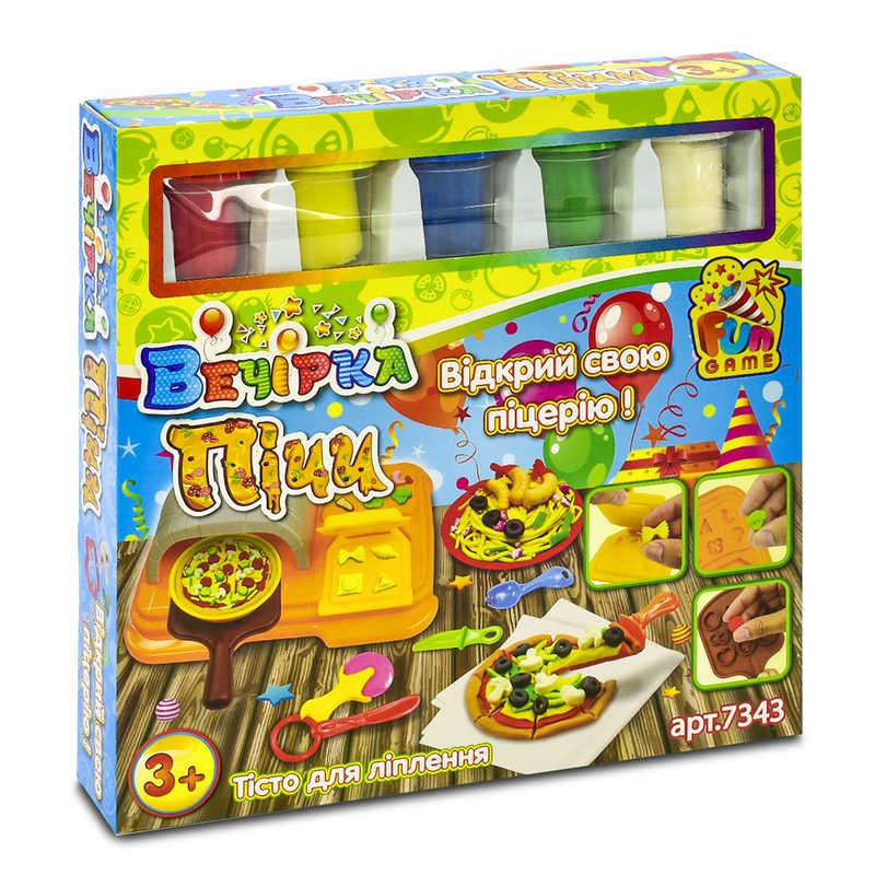 

Тесто для лепки 7343 "Вечірка піци" (6) FUN GAME, (Украина)