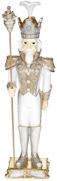 

Фигура декоративная Щелкунчик White&Gold 19х15.4х66.5см (BD-838-294)