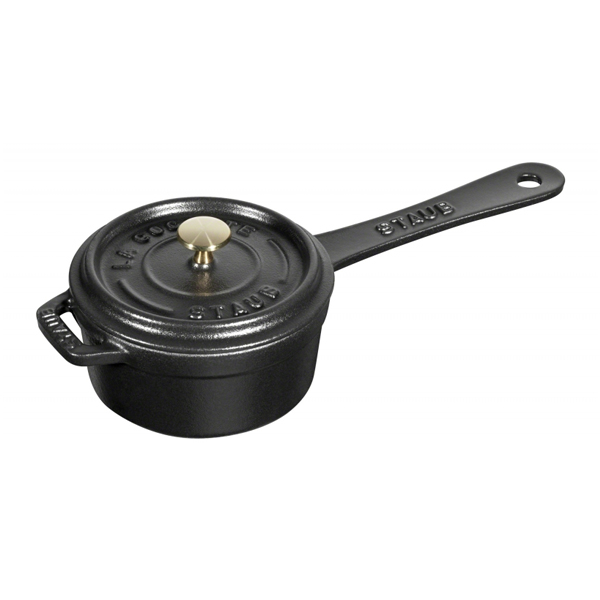 

Кокотница чёрная с ручкой диам. 10 см - Staub - 40509-537-0