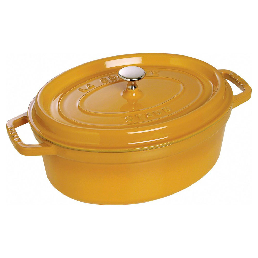 

Кокотница горчичная овальная, диам. 29 см - Staub - 40510-644-0