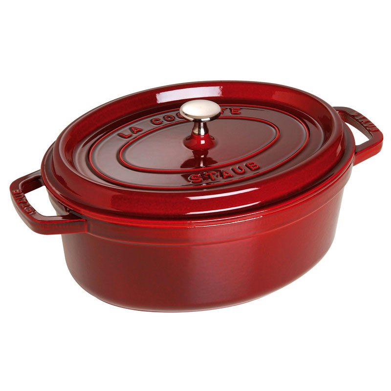 

Кокотница гранатовая овальная, диам. 29 см - Staub - 40509-364-0