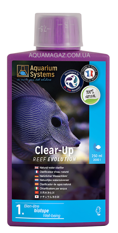 

Средство для очистки мутной воды в морском аквариуме Aquarium Systems Clear Up