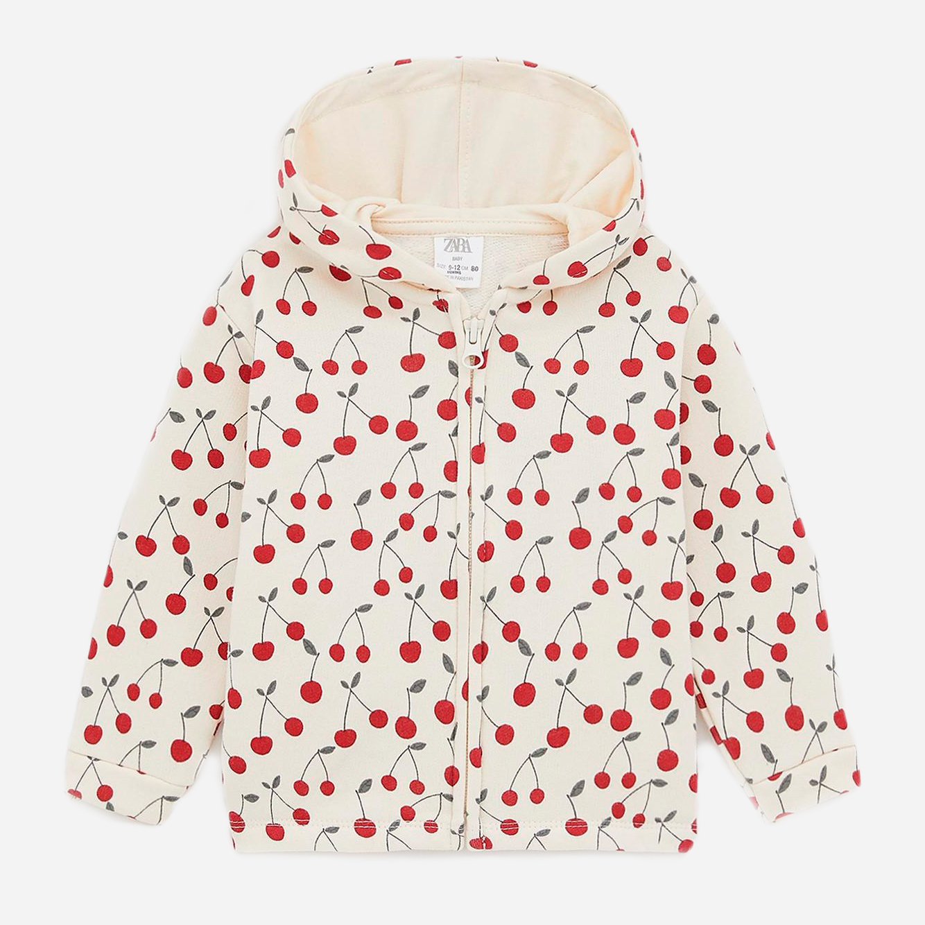 

Толстовка Zara 1880-350-712 86 см Молочная вишни