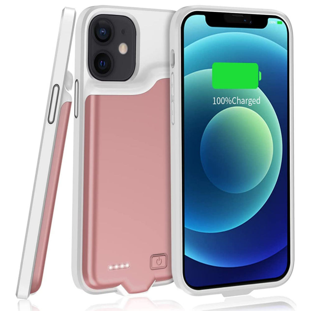 

Чехол powerbank iBattery для iPhone 12/12 Pro 4000 mAh rose