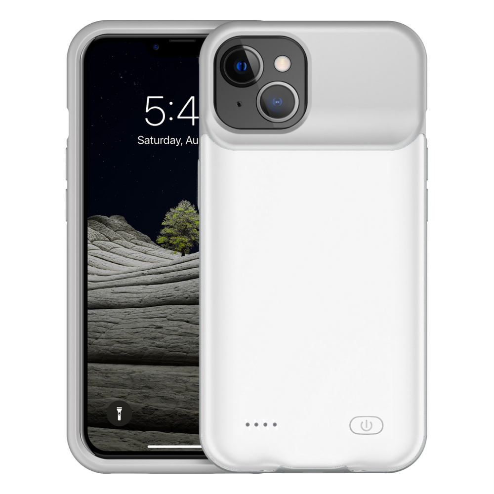 

Чехол зарядка iBattery для iPhone 13/13 Pro 6000 mAh white