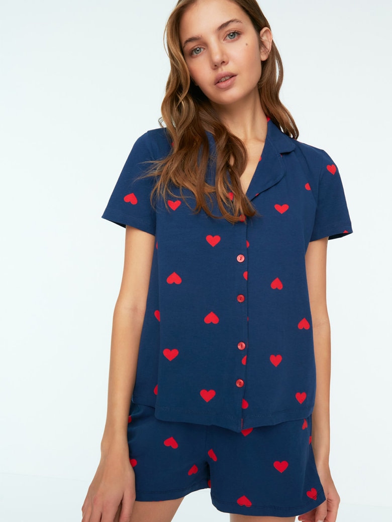 

Пижама Trendyol THMSS22PT0381  Navy, Пижама Trendyol THMSS22PT0381 L Navy