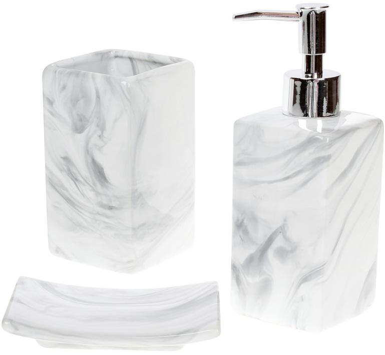 

Набор аксессуаров Bright Grey Marble для ванной комнаты 3 предмета Bona BD-851-283