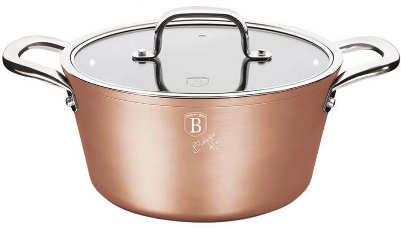 

Кастрюля Berlinger Haus Bronze Titan 4.1л с титановым покрытием Berlinger Haus BH-1689