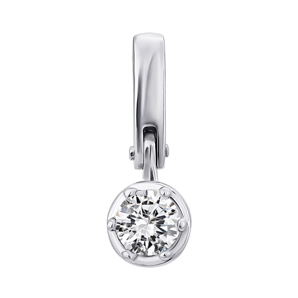 

Подвеска из белого золота с фианитом S Zirconia 000010489