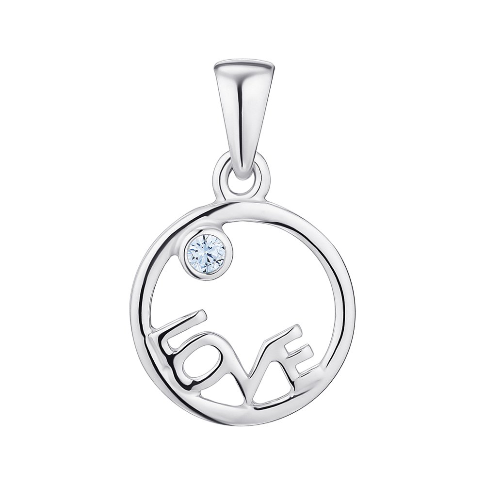 

Серебряный подвес с фианитом 000150613