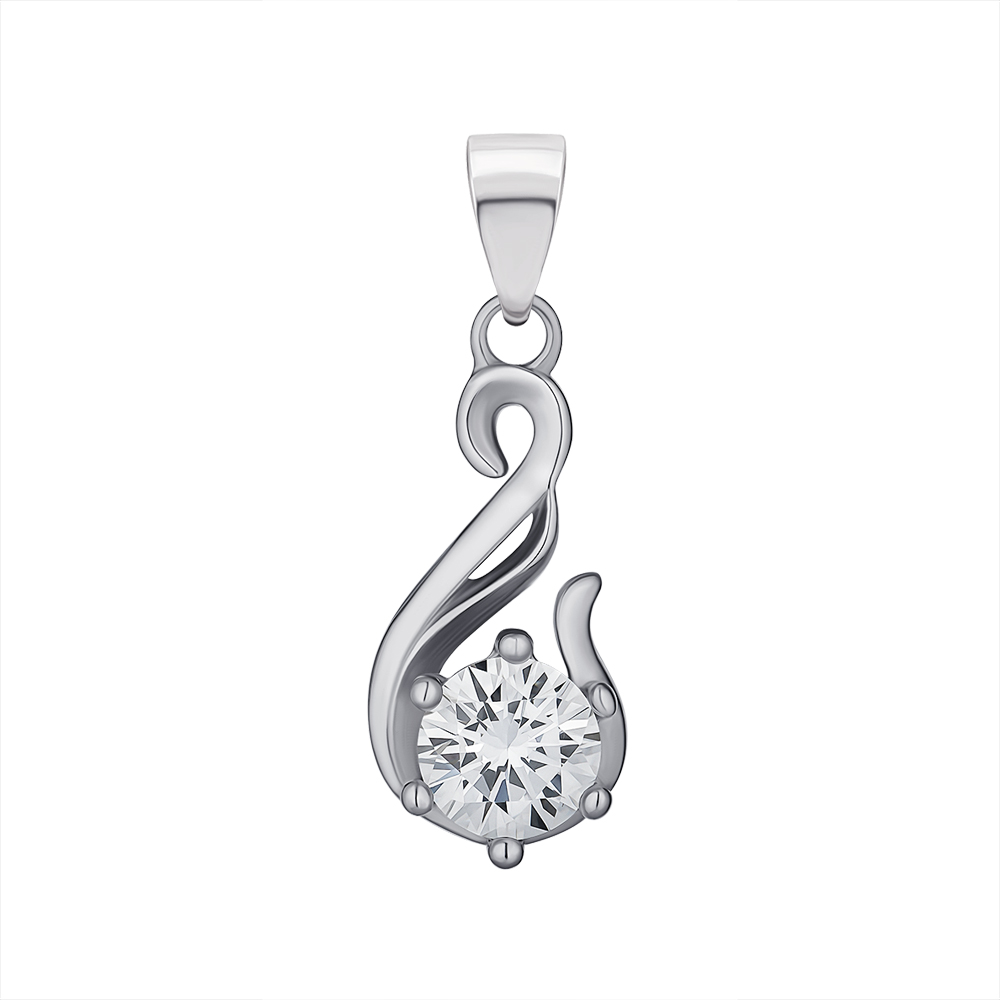 

Серебряный кулон с цирконием 000129441