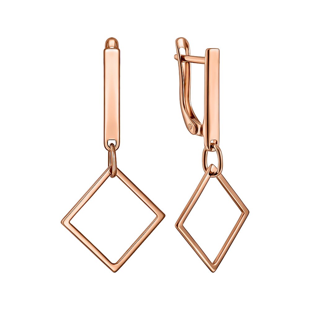 

Серьги-подвески из красного золота 000152538