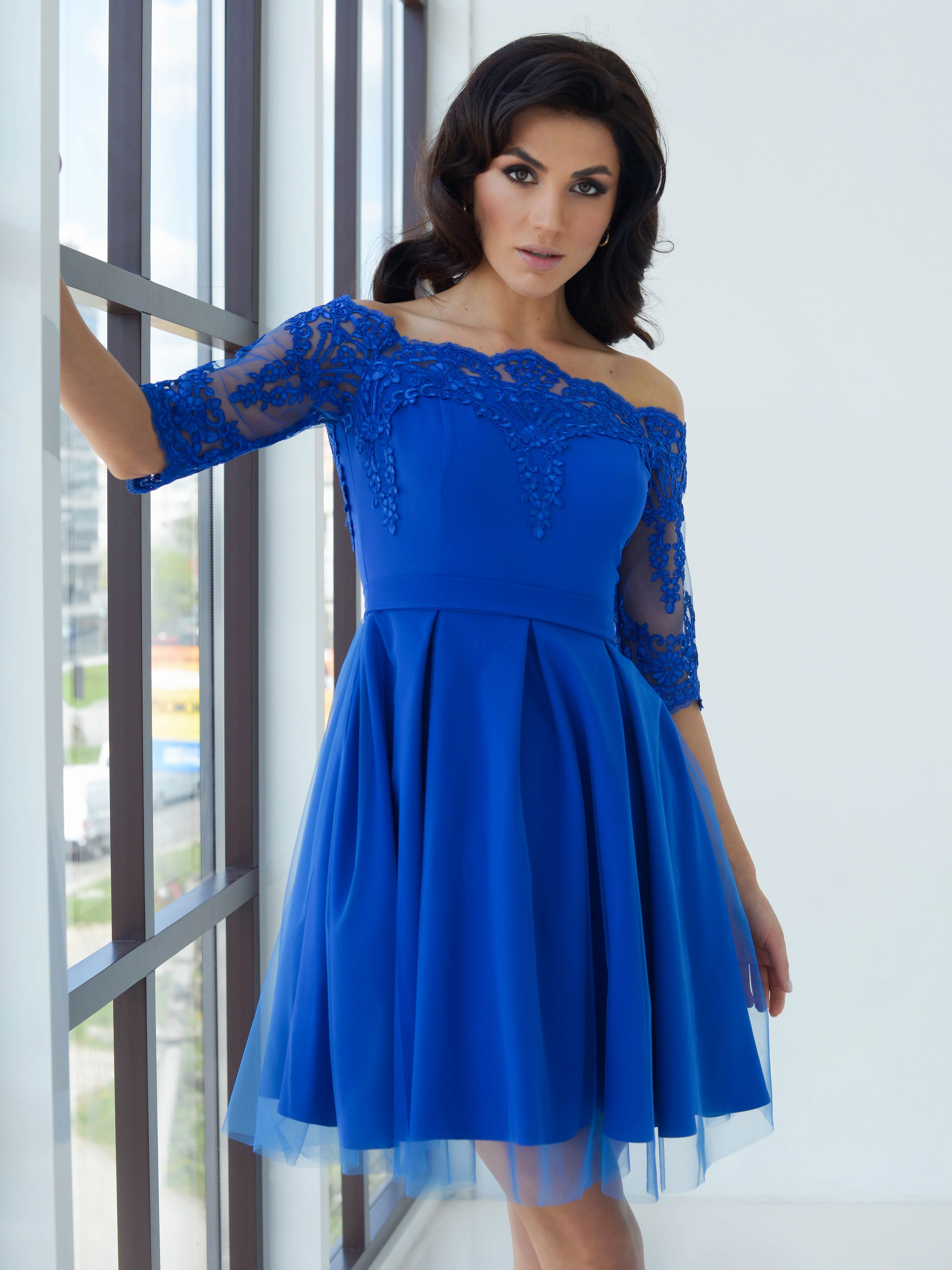 

Платье ODIS OD - 368  Электрик, Платье ODIS OD - 368 38 Электрик