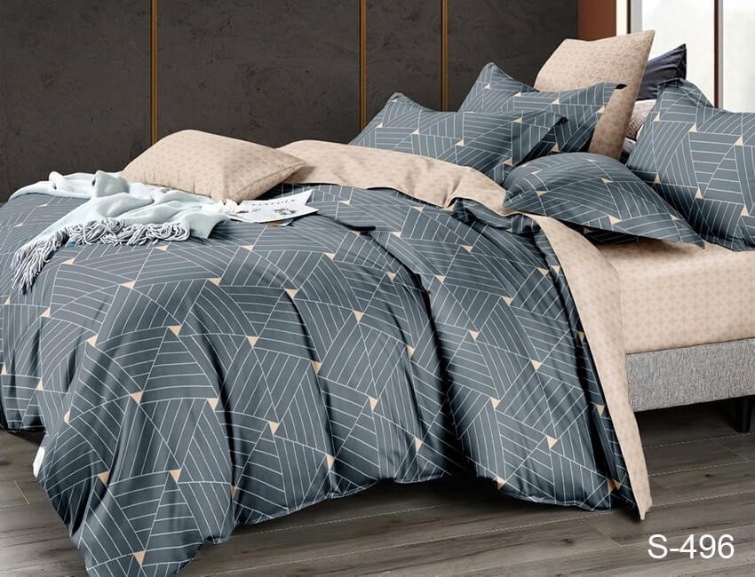 

Постельное белье сатин люкс TAG tekstil S496 Двуспальный