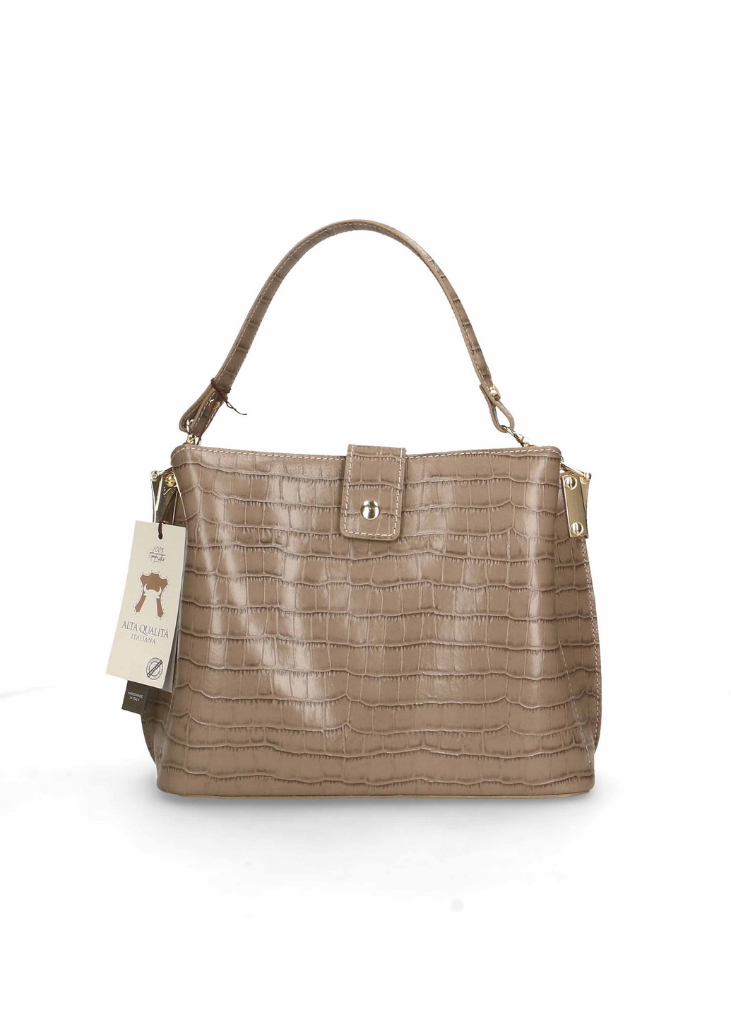 

Деловая Сумка Italian Bags 556024_taupe Кожаная Серо-коричневый