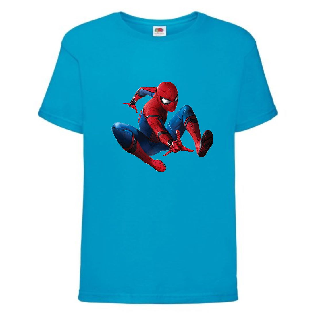 

Футболка детская Человек Паук 0010 (SPM-0010-blu) синяя размер 164 см