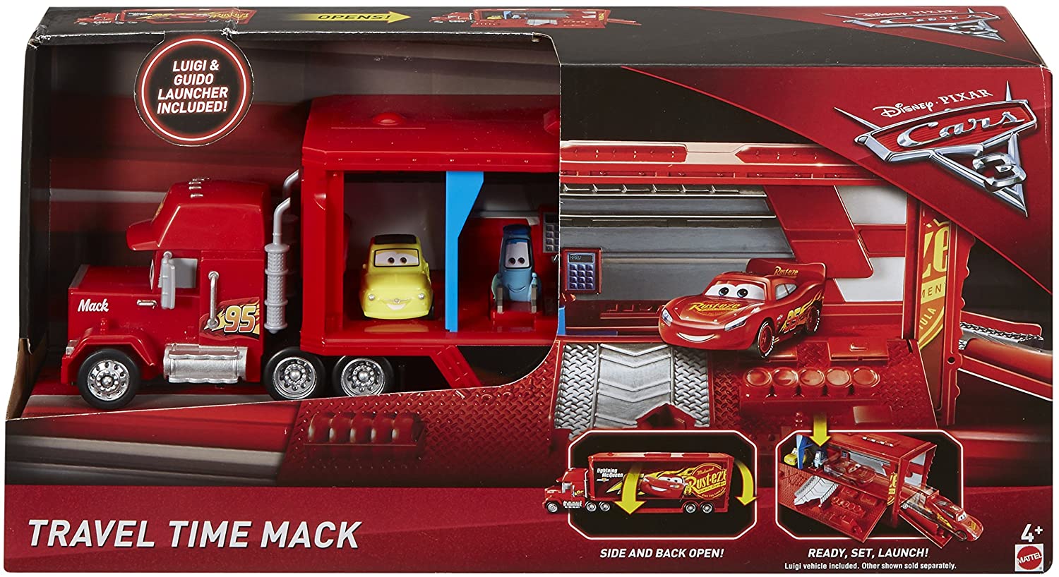 Набор машин Mattel cars 3 Travel time Mack