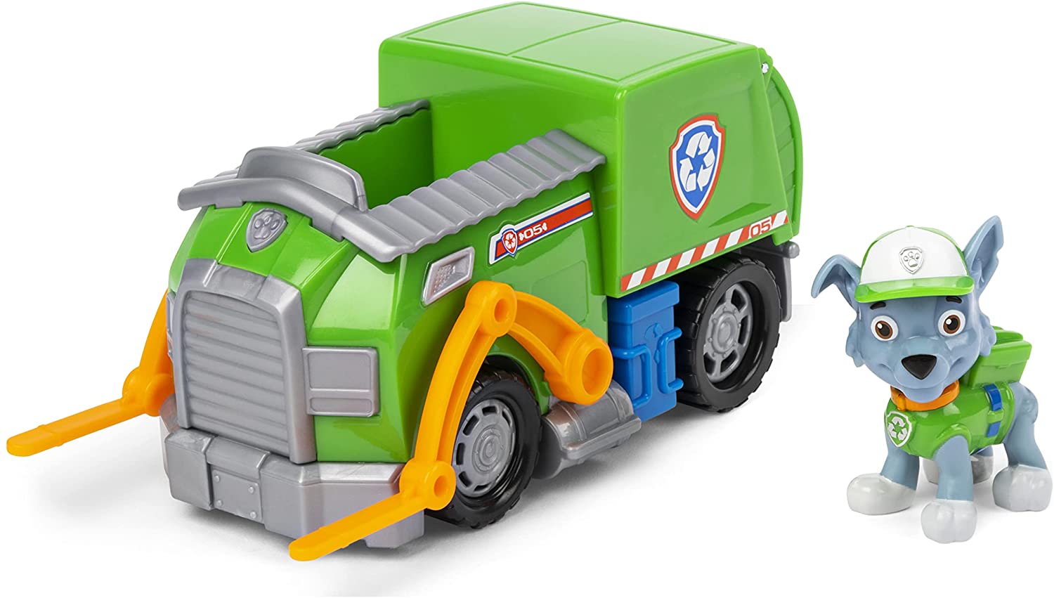 

Машинка с Фигуркой Рокки Мусоровоз Щенячий Патруль Paw Patrol Rocky Recycle Truck Spin Master 6054969