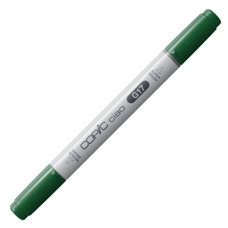 

Спиртовой маркер Copic Ciao №G-17 Forest green Зеленые листья (2207523)