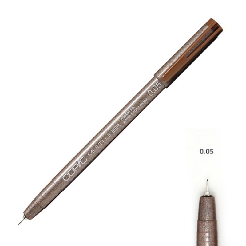 

Лайнер Copic Multiliner Sepia 0,05 мм (22075501)