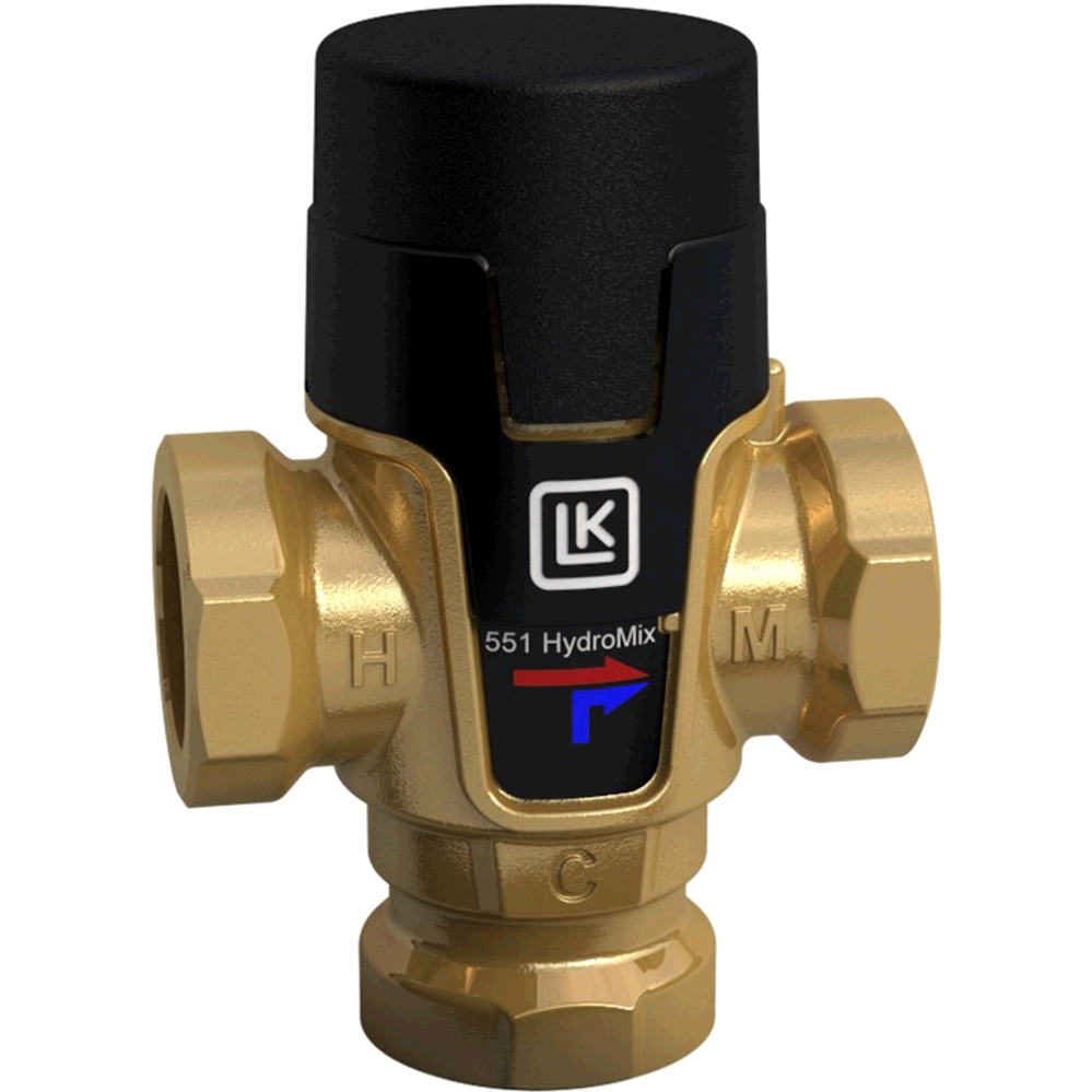 

LK 551 Смесительный клапан Hydromix 1/2 ВВВ для ГВС и теплого пола"