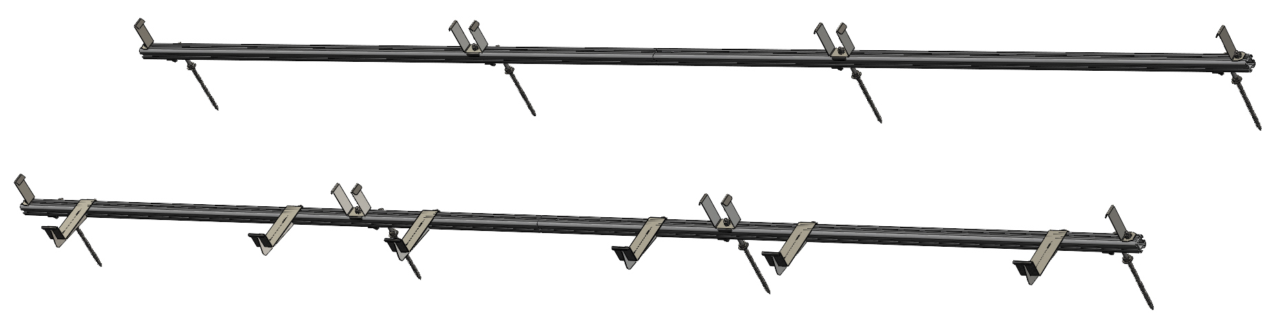 

Комплект для крепления коллекторов на крыше ZMB-4