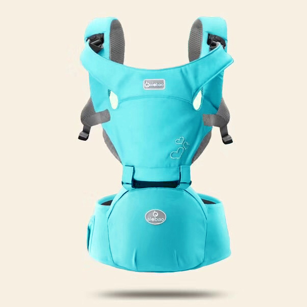 

Хіпсіт Ерго рюкзак 6 в 1 AIEBAO блакитний