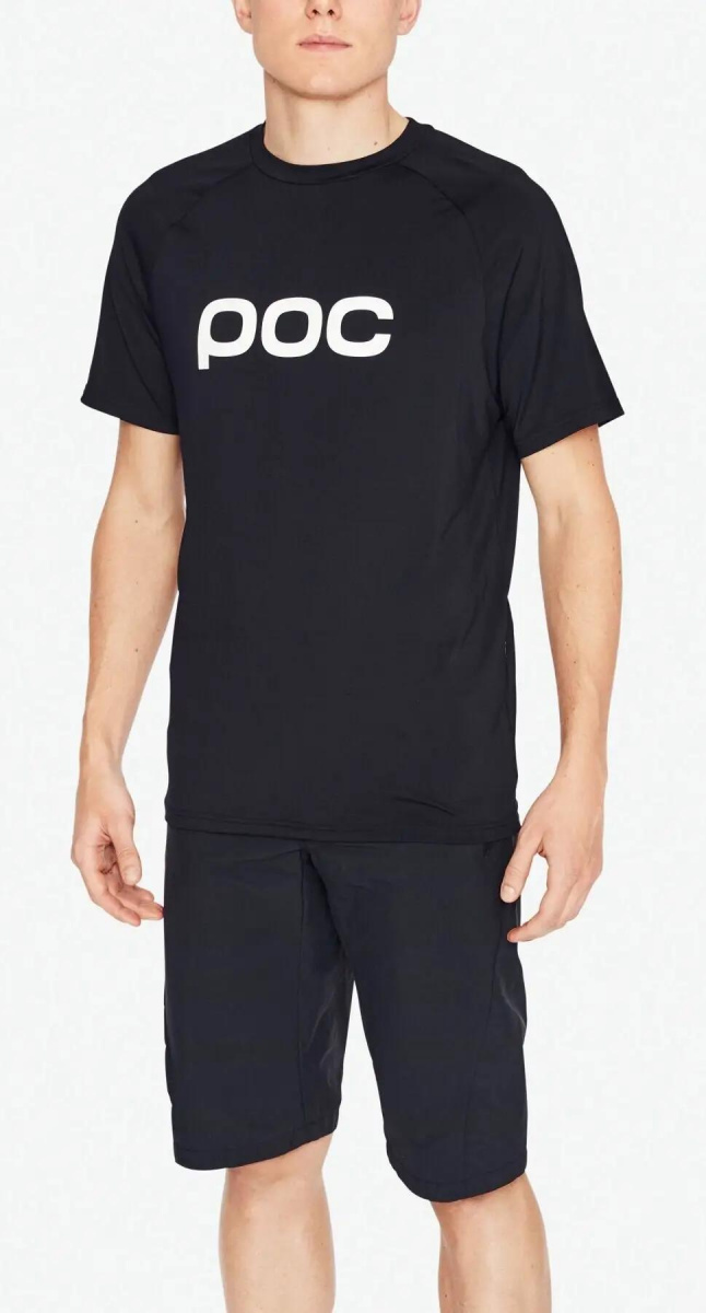 

Шорты велосипедные POC Essential Road Bib Shorts, Uranium Black, M (PC 581421002MED1)