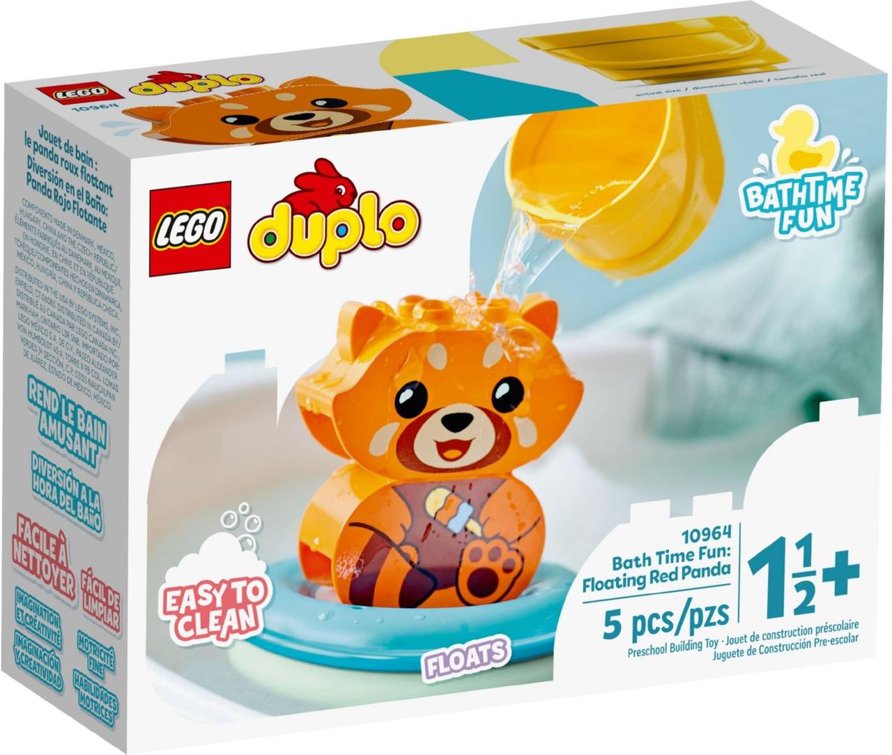 

Lego Duplo Приключения в ванной: Красная панда на плоту 10964