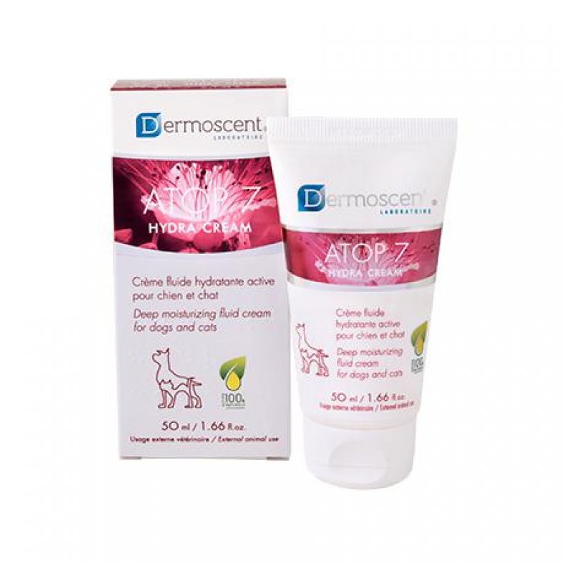 

Увлажняющий крем-флюид для кошек и собак Dermoscent ATOP 7® Hydra (50 мл)
