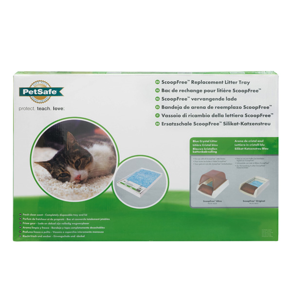 

Наполнитель с поддоном ScoopFree Blue Crystal, для котов, 2,44 кг, PetSafe