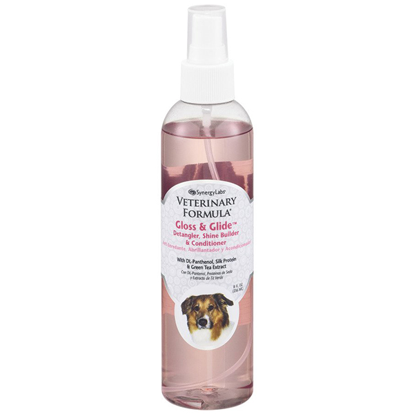 

Кондиционер для собак и кошек Veterinary Formula Gloss&Glide Conditioner, от колтунов, с антистатическим эффектом 236мл