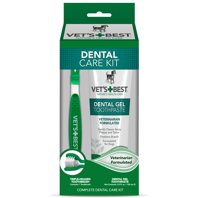 

Набор для ухода за ротовой полостью VET`S BEST Dental Care Kit для зубов 103 мл