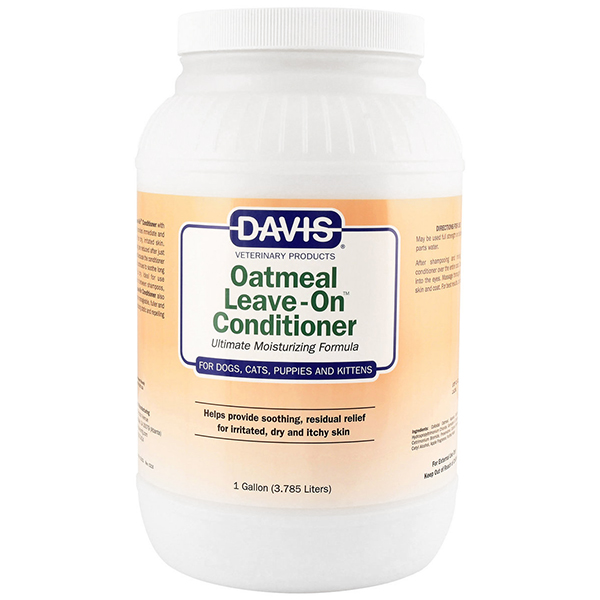 

Davis Oatmeal Leave-On Conditioner ДЭВИС ОВСЯНАЯ МУКА супер увлажняющий кондиционер для собак, котов, концентрат , 3.8 л.