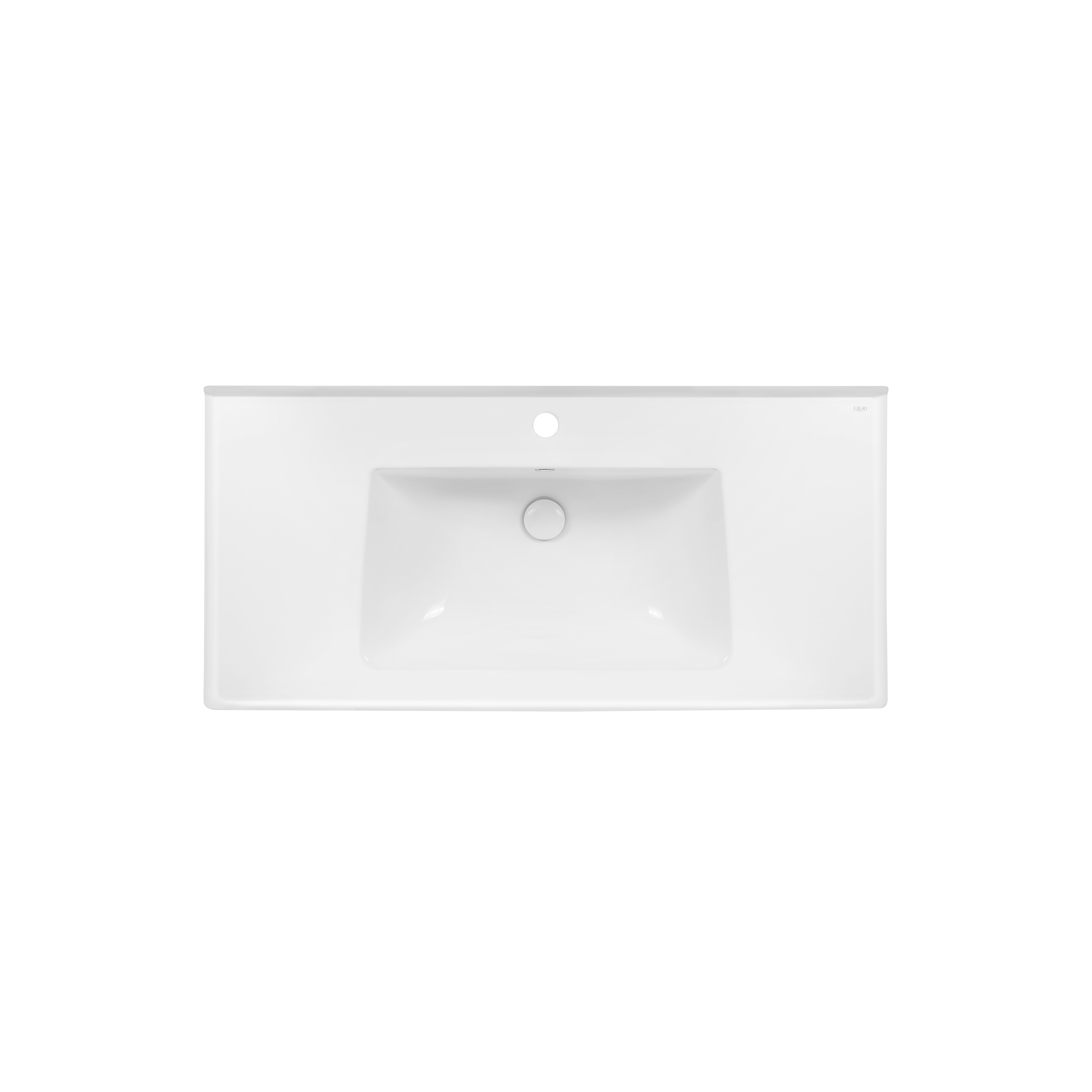 

Раковина Qtap Albatross 5C 1000х480 White с донным клапаном QT01115100CW