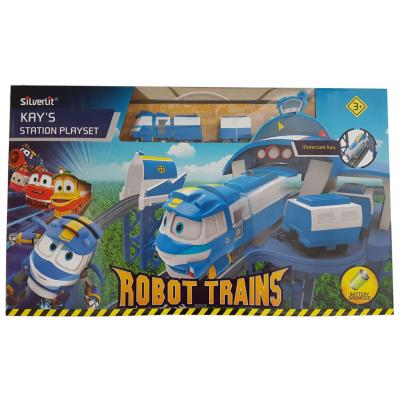 

Игровой набор Silverlit Robot Trains Станция Кея (80170)