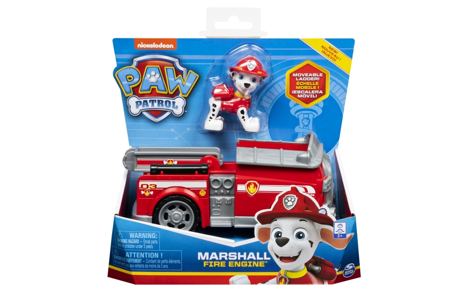 

Игрушка Щенячий патруль Paw patrol pups пожарный автомобиль с водителем Маршал (SM16775/9917)