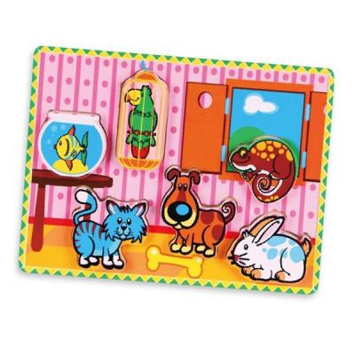 

Пазл Viga Toys Домашние животные (56440)