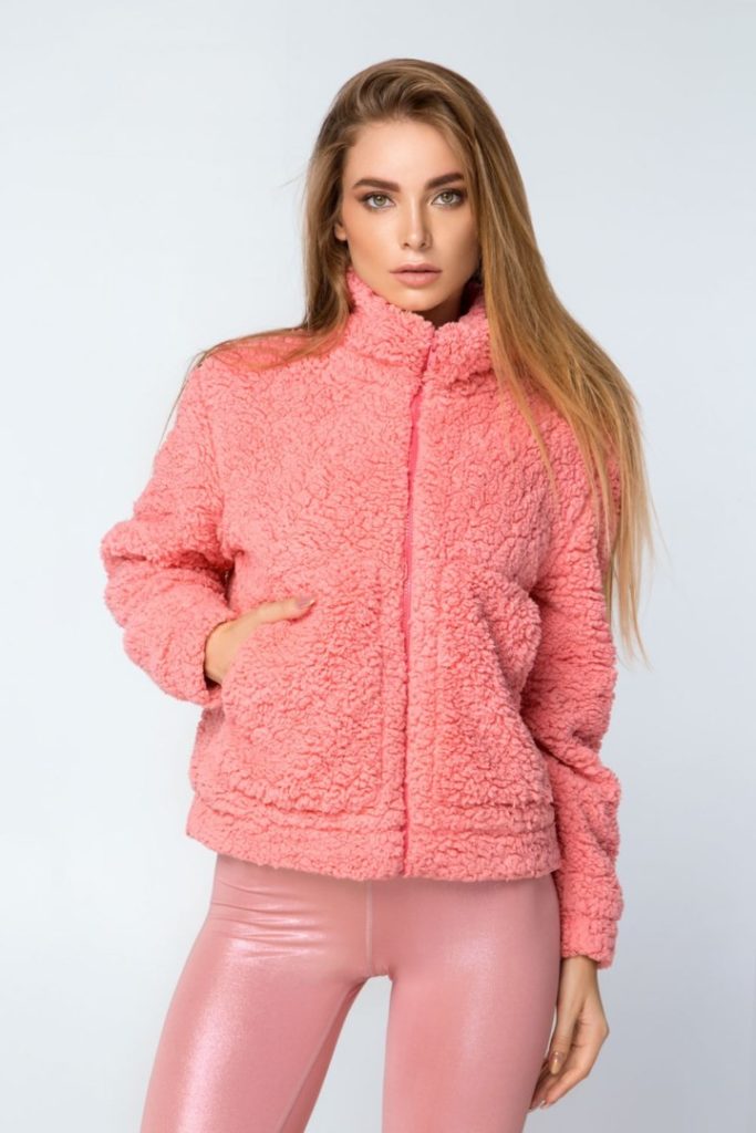 

Куртка Designed for Fitness Teddy Rose XS/S розовая