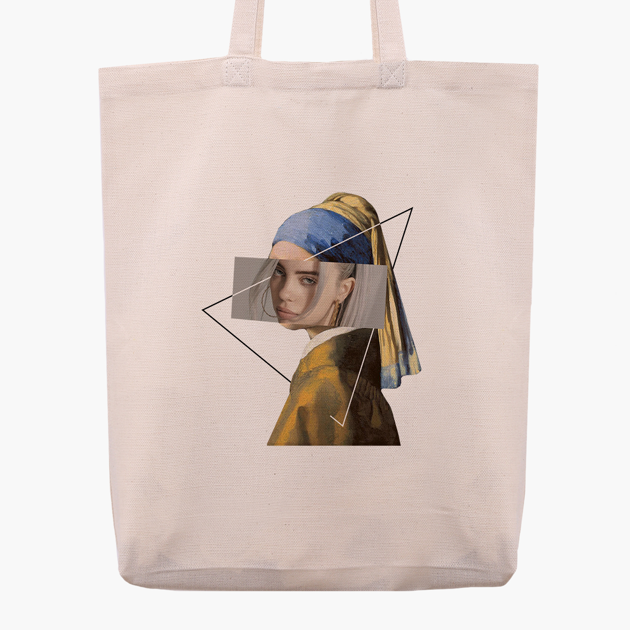 

Эко сумка шоппер Ренессанс-Билли Айлиш (Renaissance Billie Eilish) (9227-1206) 41x35x8.5 см Бежевый