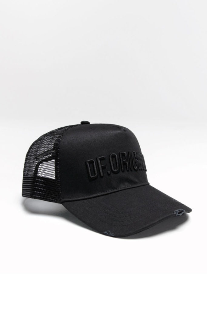 

Спортивная женская кепка - бейсболка Designed for Fitness DF ORIGINAL Black one size черная